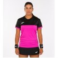 Joma Tennis Shirt Montreal (100% Polyester) pink/black Women