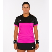 Joma Tennis Shirt Montreal (100% Polyester) pink/black Women