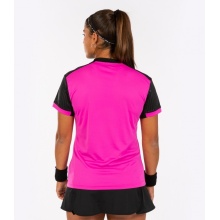 Joma Tennis Shirt Montreal (100% Polyester) pink/black Women