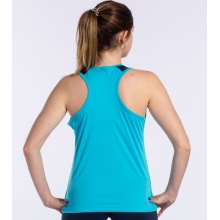 Joma Tennis Tank Top Montreal (100% Polyester) turquoise/navy Women