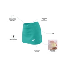 Joma Tennis Skirt Open II (with inner shorts, elastic waistband) green Women