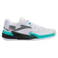 Joma Tennis Shoes Roland Allcourt/Cushioning 2024 white/turquoise/black men