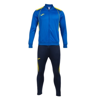 Joma Tracksuit Championship VII (Jacket and Trousers) royal blue/yellow/navy blue Men