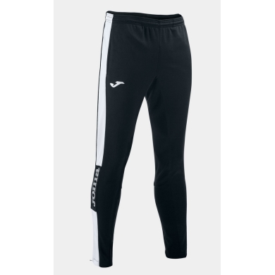 Joma Training Pants Championship IV (elastic waistband with drawstring) long black/white Men