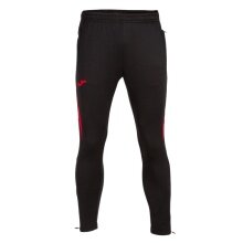 Joma Training Pants Championship VII (100% Polyester) long black/red Men