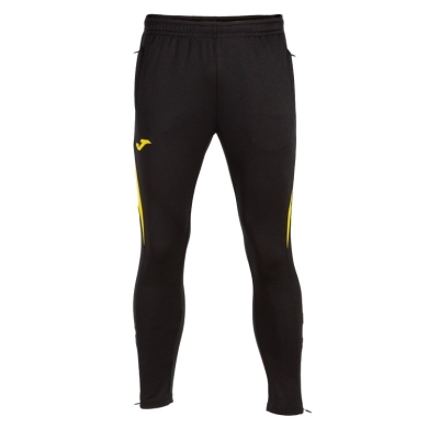 Joma Training Pants Championship VII (100% Polyester) long black/yellow Men