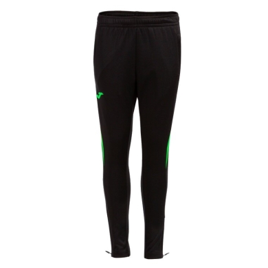 Joma Training Pants Championship VII (100% Polyester) long black/neon green Men