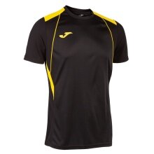 Joma Sport T-shirt Championship VII (light, breathable) black/yellow Men