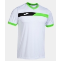 Joma Tennis T-shirt Court (V-neck) white/green Men