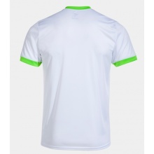 Joma Tennis T-shirt Court (V-neck) white/green Men