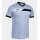 Joma Tennis T-shirt Court (V-neck) light grey/navy blue Men