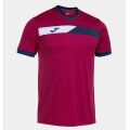 Joma Tennis T-shirt Court (V-neck) burgundy Men