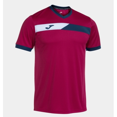 Joma Tennis T-shirt Court (V-neck) burgundy Men