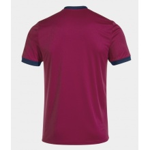 Joma Tennis T-shirt Court (V-neck) burgundy Men