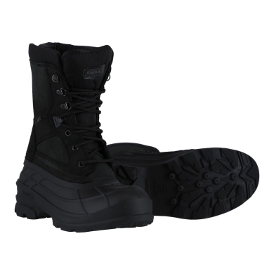 Kamik Winter Boots NationPlus (Suede, Waterproof) Black Men