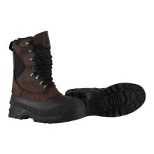 Kamik Winter Boots Cody (Premium Nubuck Leather, Waterproof, Made in Canada) Dark Brown Men