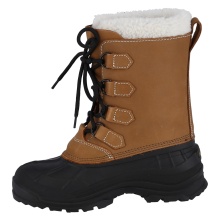 Kamik Winter Boots Alborg (Nubuck Leather, Waterproof) Light Brown Women