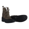 Kamik Winter Boots Snowgem Low (Leather, Nylon, Waterproof) Fossil Brown Women