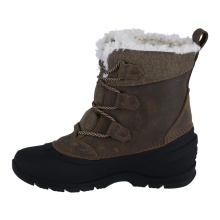 Kamik Winter Boots Snowgem Low (Leather, Nylon, Waterproof) Fossil Brown Women