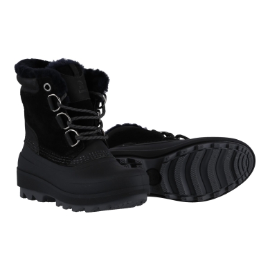 Kamik Winter Boots Lauren Low (Leather, Waterproof) - Made in Canada - Black Women