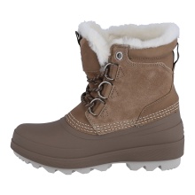 Kamik Winter Boots Lauren Low (Leather, Waterproof) - Made in Canada - Fossil Brown Women