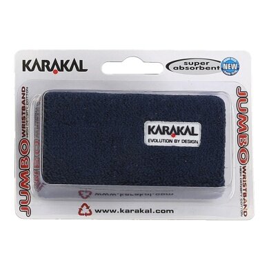 Karakal Sweatband Jumbo navy blue - 1 piece