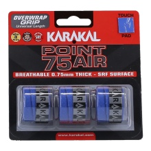 Karakal Overgrip Point Air 0.75mm blue 3-pack