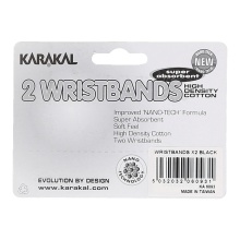 Karakal Sweatband black 2-pack