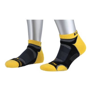 Karakal Indoor Sock X4 Trainer black/yellow - 1 pair