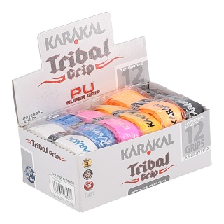 Karakal Basic Band PU Super Grip Tribal 1.5mm assorted colors 12-pack