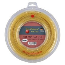 Kirschbaum Tennis String Gut Feeling (Arm Protection+Touch) natural 200m Roll