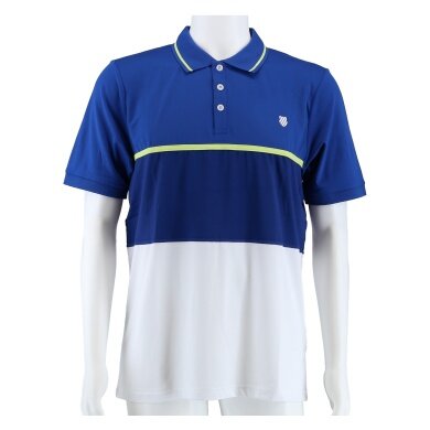 KSwiss Tennis Polo Hypercourt Express 2 blue/white Men