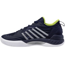 KSwiss Tennis Shoes Hypercourt Supreme 2 HB Clay/Sand Court - peacoat blue/white/lime green Men