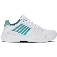 KSwiss Tennis Shoes Court Express Indoor/Carpet/White/Mint Girls