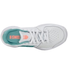 KSwiss Tennis Shoes Court Express Indoor/Carpet/White/Mint Girls