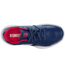 KSwiss Tennis Shoes Court Express Indoor/Carpet/Teppich opal blue/white Kids