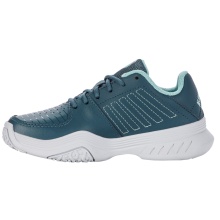 KSwiss Tennis Shoes Court Express Omni Allcourt 2024 teal blue/white Children