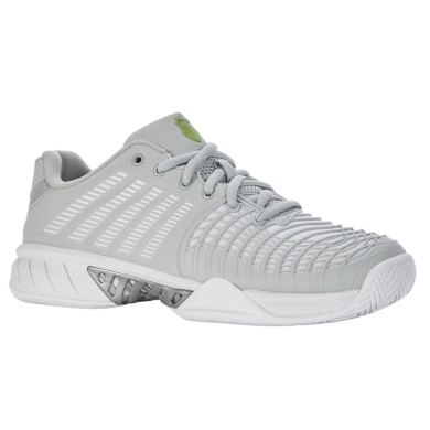 KSwiss Tennis Shoes Express Light 3 Allcourt grey/white/lime green Women