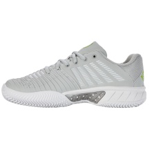 KSwiss Tennis Shoes Express Light 3 Clay/Sand Court 2024 Grey/White/Lime Green Women