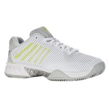 KSwiss Tennis Shoes Hypercourt Express 2 HB Clay/Sand Court 2024 White/Grey/Lime Green Women