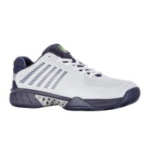 KSwiss Tennis Shoes Hypercourt Express 2 HB Clay/Sand Court 2024 - white/peacoat blue/silver Men