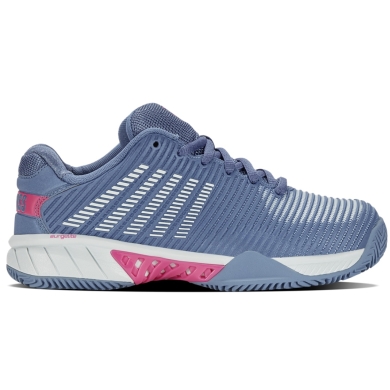 KSwiss Tennis Shoes Hypercourt Express 2 Clay/Sand Court Blue/Pink Women