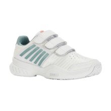 KSwiss Tennis Shoes Court Express Velcro Allcourt white/blue Toddlers