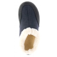 Kamik Slippers Cabin made of felt and micro-suede black Men