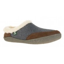 Kamik Slippers Cabin made of felt and micro-suede brown Men