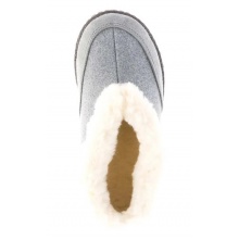 Kamik Slippers Chalet made of felt and micro-suede grey Women