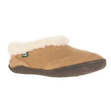 Kamik Slippers Chalet made of felt and micro-suede brown Women