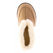 Kamik Slippers Chalet made of felt and micro-suede brown Women