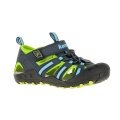 Kamik Sandal Crab (waterproof synthetic leather) dark blue/lime Children