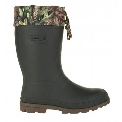 Kamik Rubber Boots Icebreaker with lining camouflage green Men